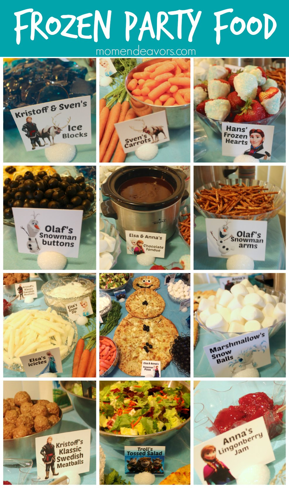 Food Themed Party Ideas
 The Year of Disney’s FROZEN – Top Posts of 2014