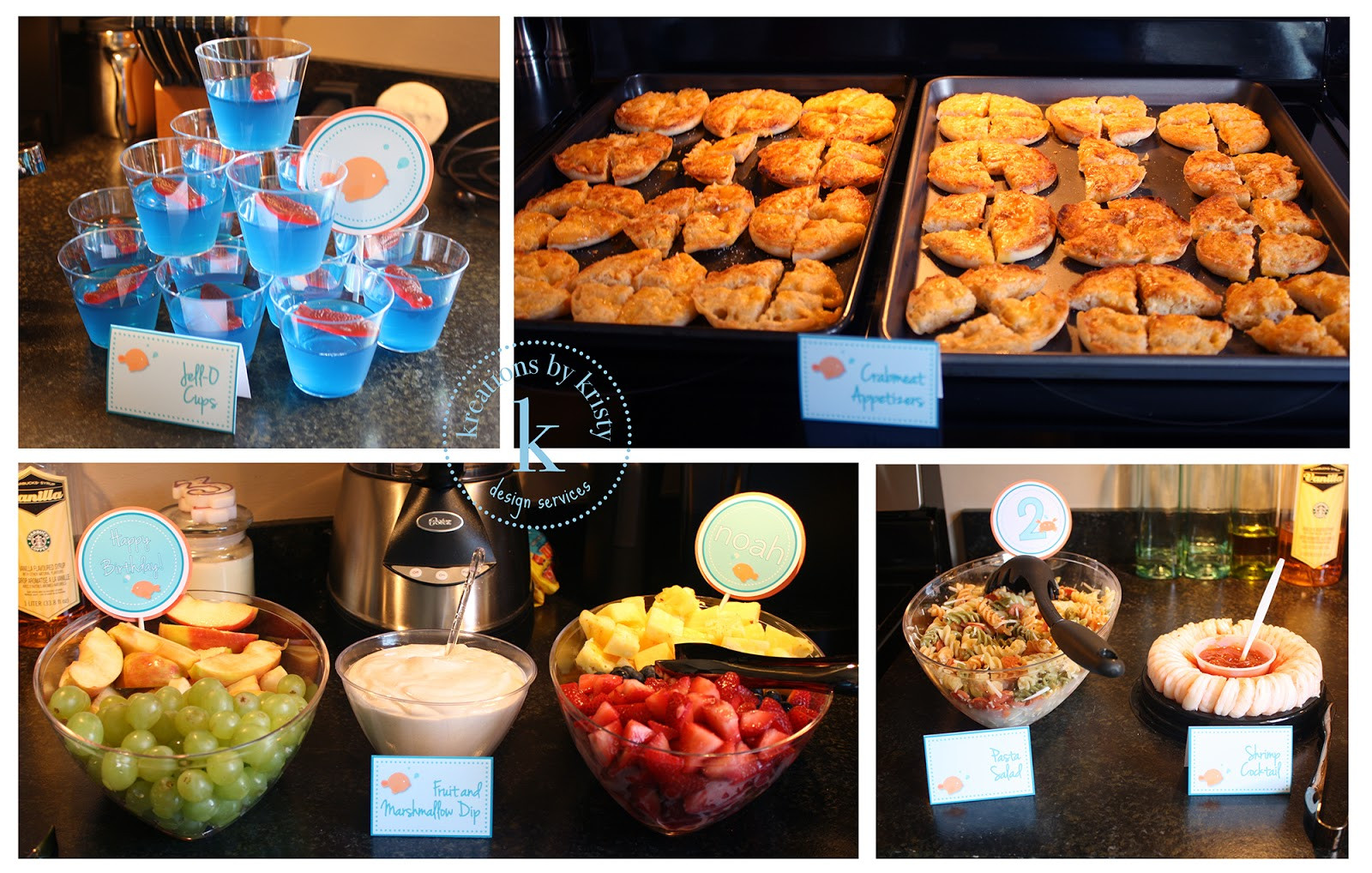 Food Themed Party Ideas
 more than 9 to 5 life as "Mom" Noah s Fish Themed