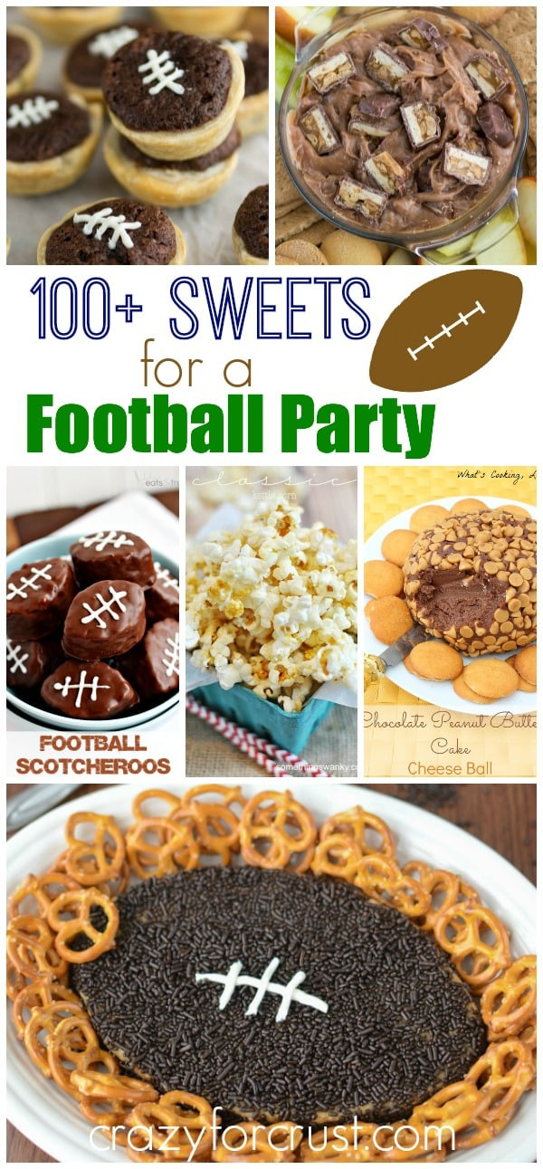 Football Desserts Recipes
 Over 100 Treats for a Football Party Crazy for Crust