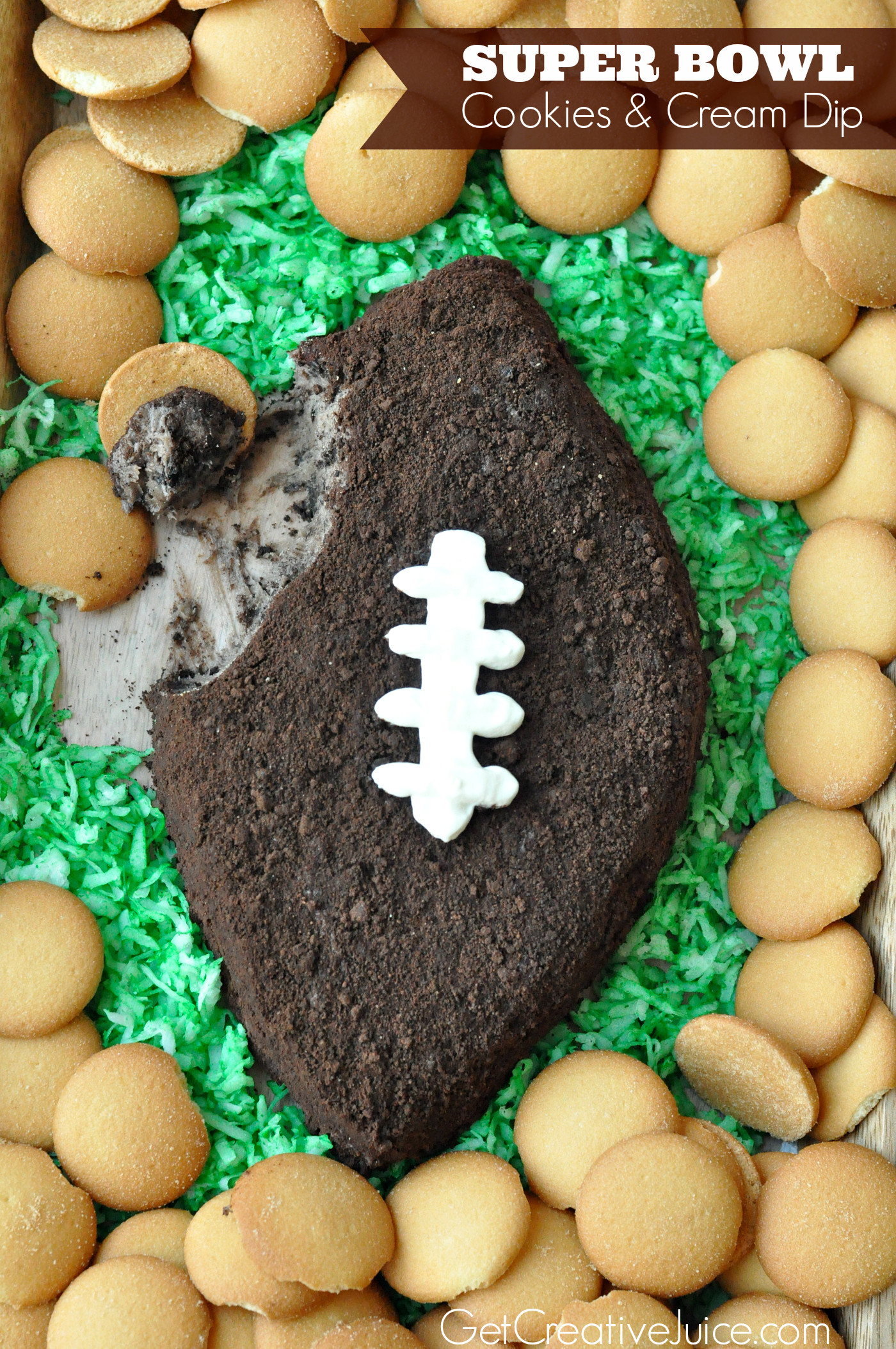 Football Desserts Recipes
 Football Cookies and Cream Dip Creative Juice