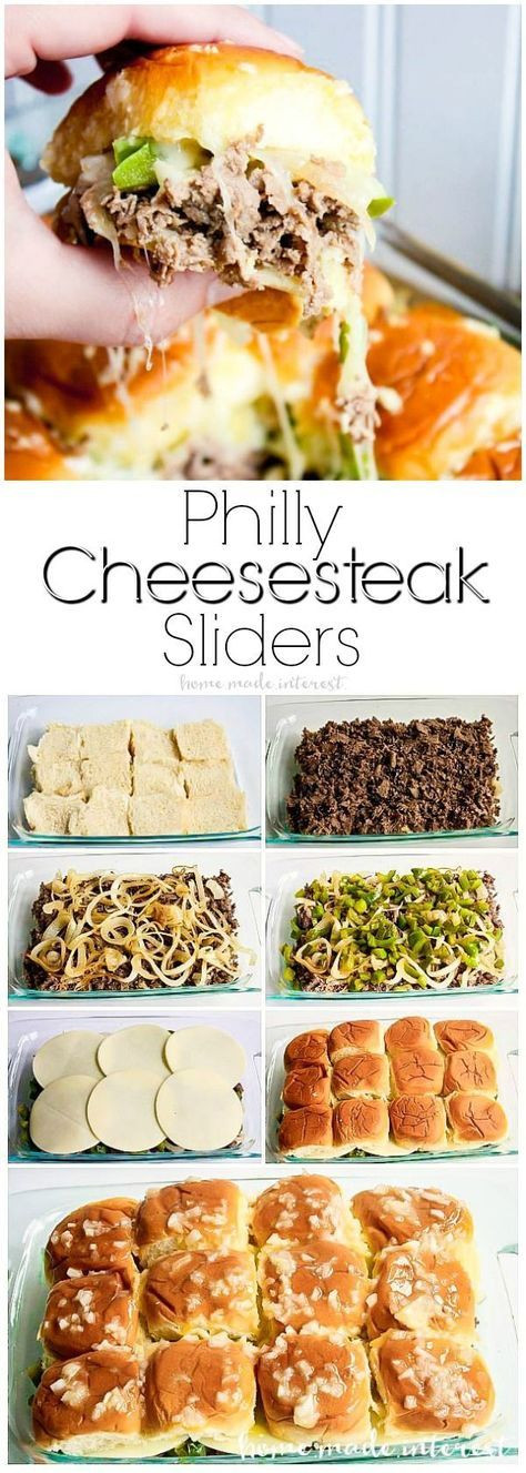 Football Dinners Recipes
 These Philly Cheesesteak sliders make great party food