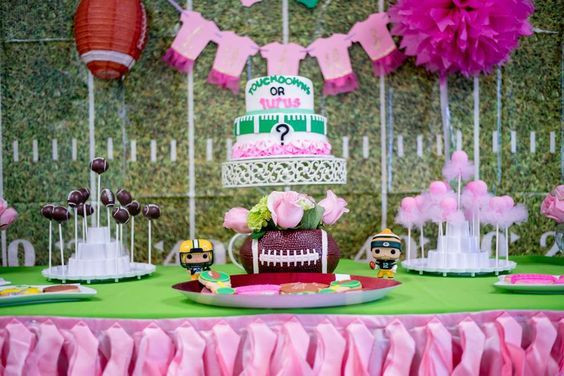 Football Gender Reveal Party Ideas
 Touchdown or Tutus Gender Reveal Party Ideas