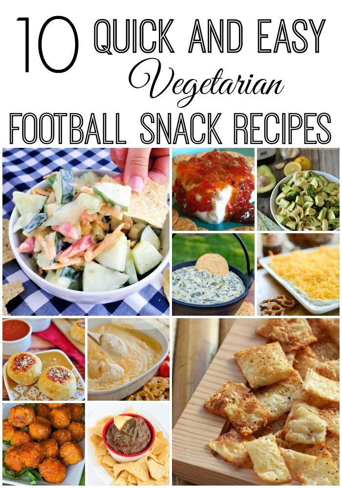Football Snacks Recipes
 10 quick and easy ve arian football snack recipes just