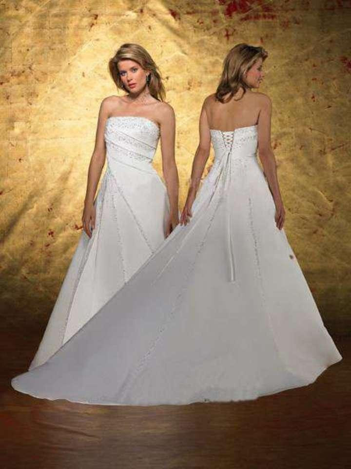 Forever Yours Wedding Dresses
 Forever Yours Forever Yours Corset Back White Satin