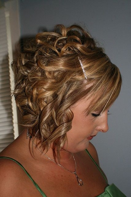 Formal Short Hairstyles For Weddings
 Short Wedding Hair Curls might be possible Hair may not