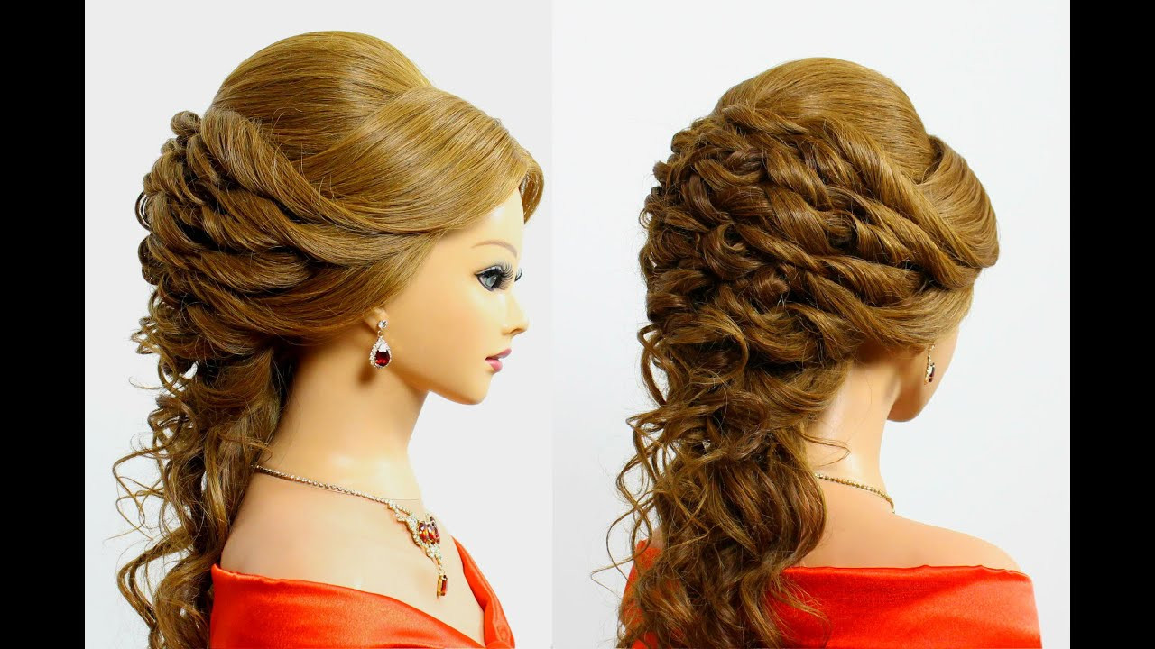 Formal Wedding Hairstyle
 Beautiful Prom & Wedding Hairstyle For Long Hair Tutorial