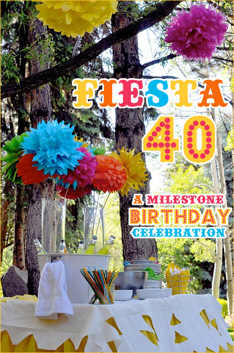 Forty Birthday Decorations
 Love & Sugar Kisses Cinco de Mayo Party Inspiration