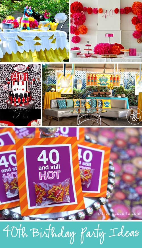 Forty Birthday Decorations
 10 Amazing 40th Birthday Party Ideas for Men and Women