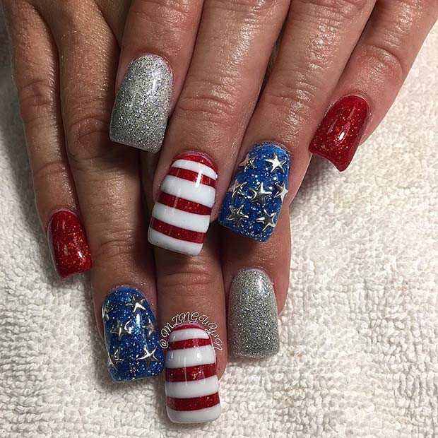 Fourth Of July Nail Ideas
 21 Funky and Fun 4th July Nail Designs