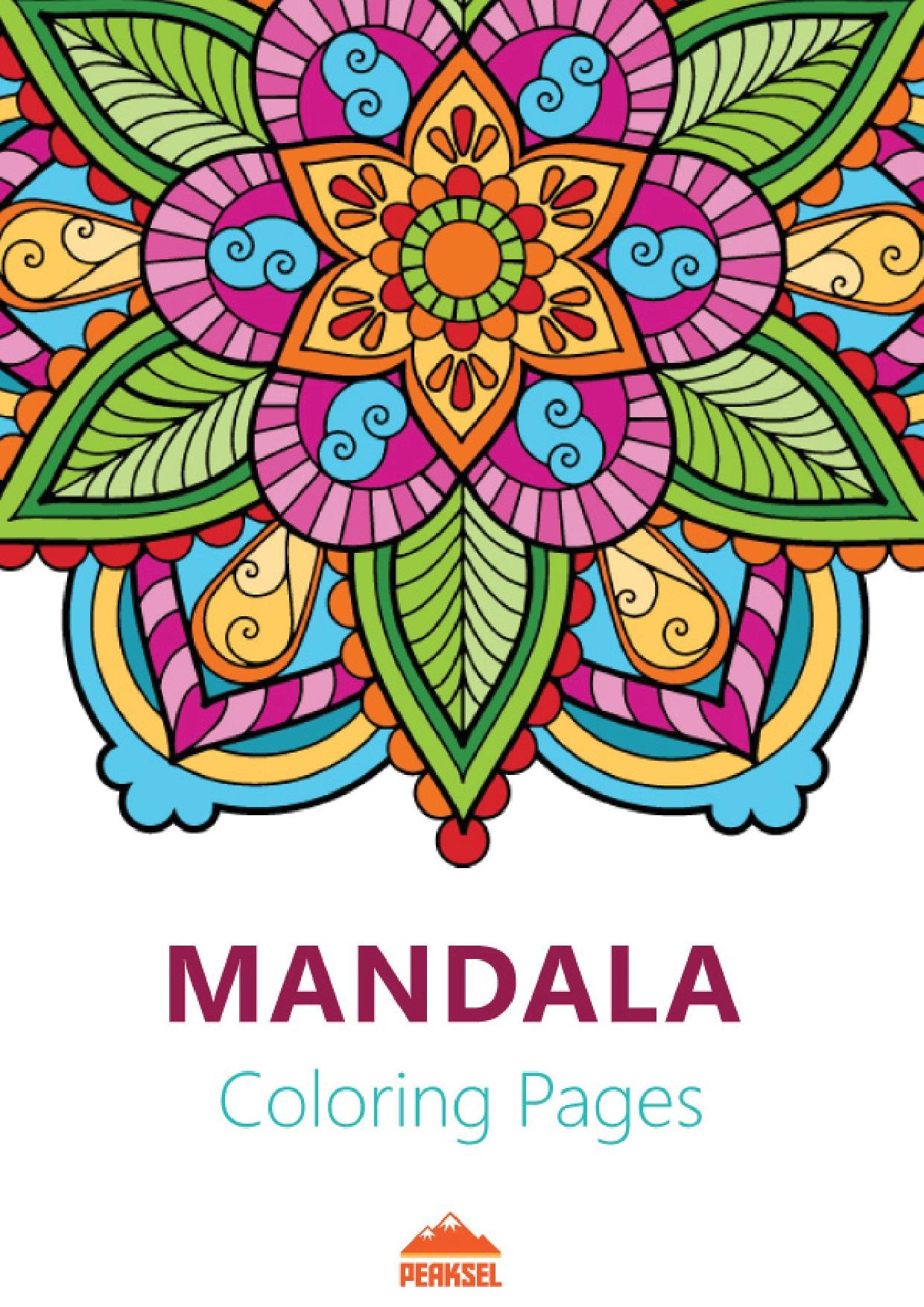 Free Adult Coloring Book Pdf
 Archivo Mandala Coloring Pages for Adults Printable