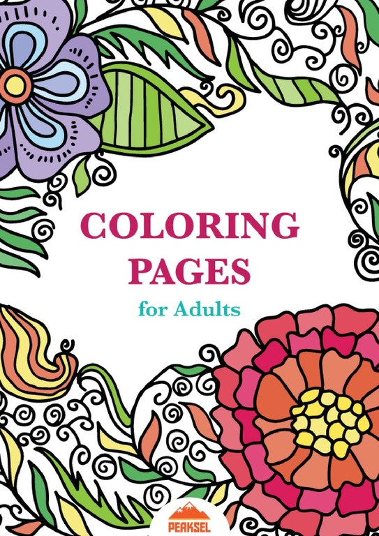 Free Adult Coloring Book Pdf
 File Printable Coloring Pages for Adults Free Adult