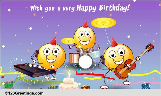 Free Animated Birthday Cards
 The Happy Song Free Songs eCards Greeting Cards