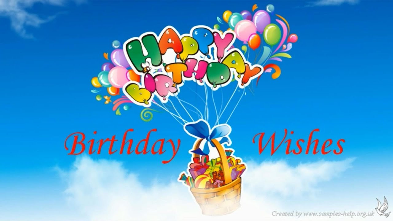 Free Birthday Wishes
 Birthday Wishes Sample