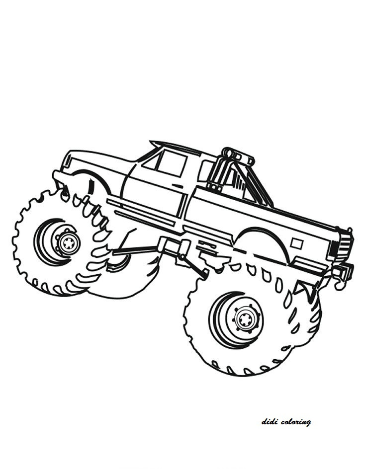 Free Boys Coloring Pages
 Car