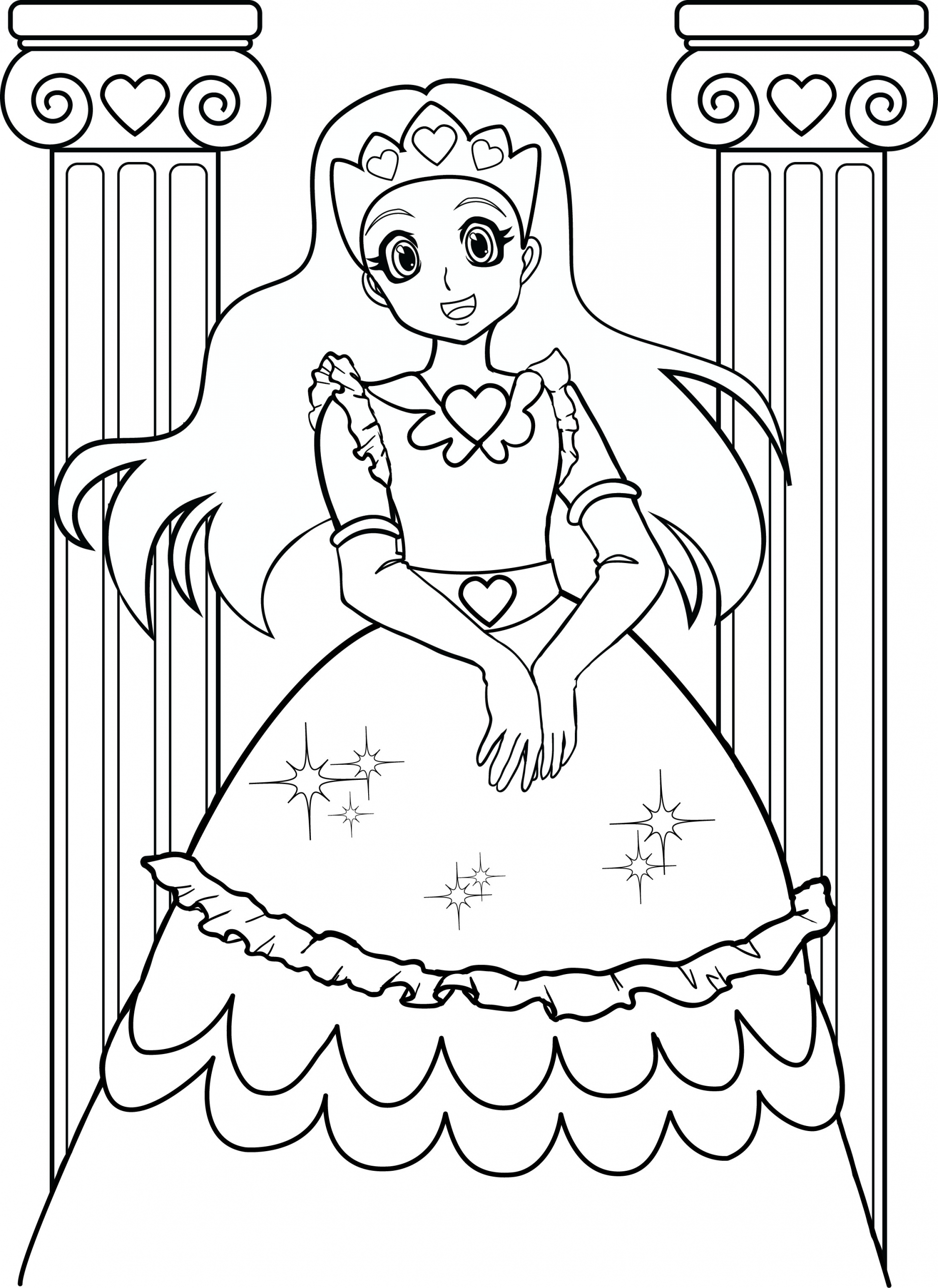 Free Coloring Books For Girls
 Coloring Pages For Girls 7