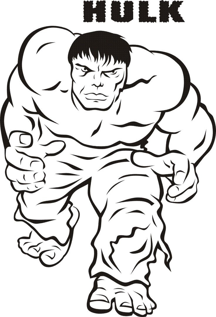 Free Coloring Pages For Boys
 print hulk smash of kids