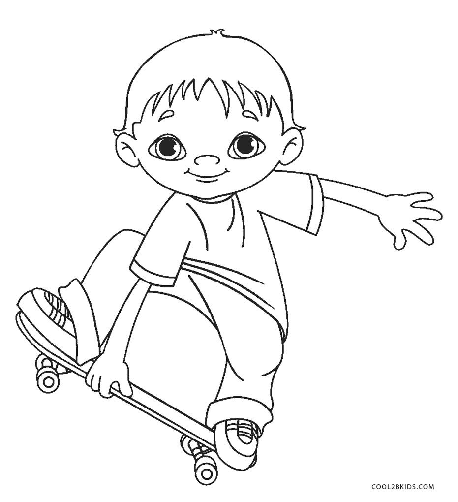 Free Coloring Pages For Boys
 Free Printable Boy Coloring Pages For Kids