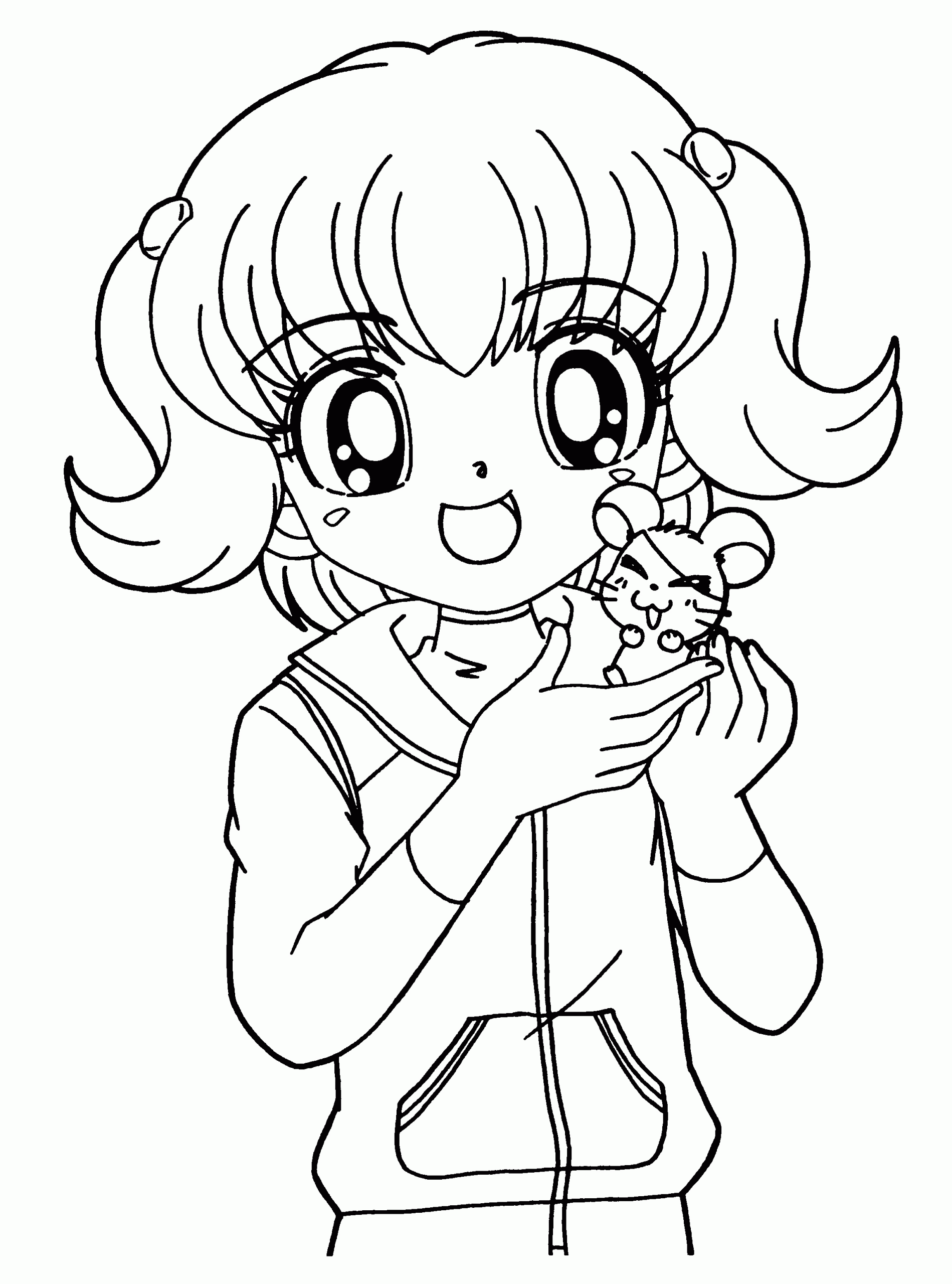 Free Coloring Pages Of Girls
 Anime Coloring Pages Best Coloring Pages For Kids