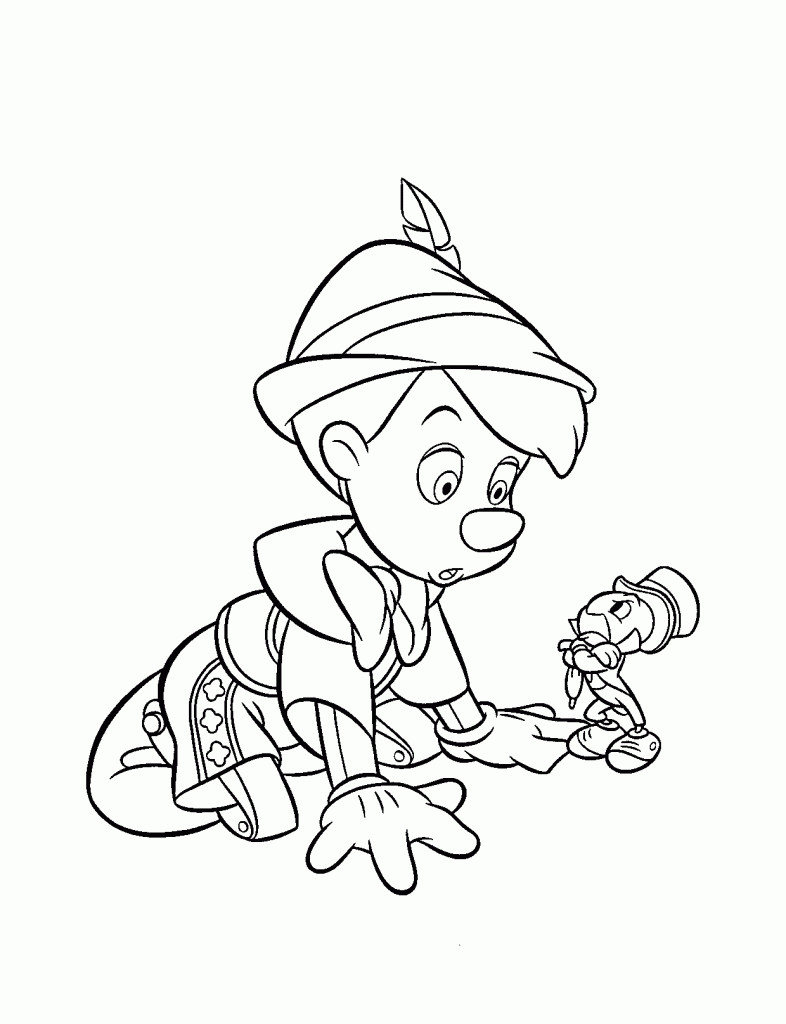 Free Coloring Sheets For Toddlers
 Free Printable Pinocchio Coloring Pages For Kids