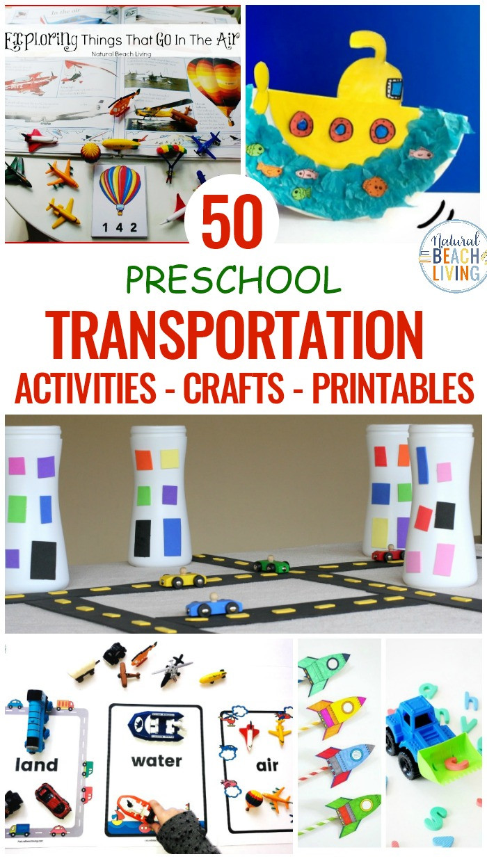 Free Crafts For Preschoolers
 50 Transportation Theme Preschool Crafts Activities and