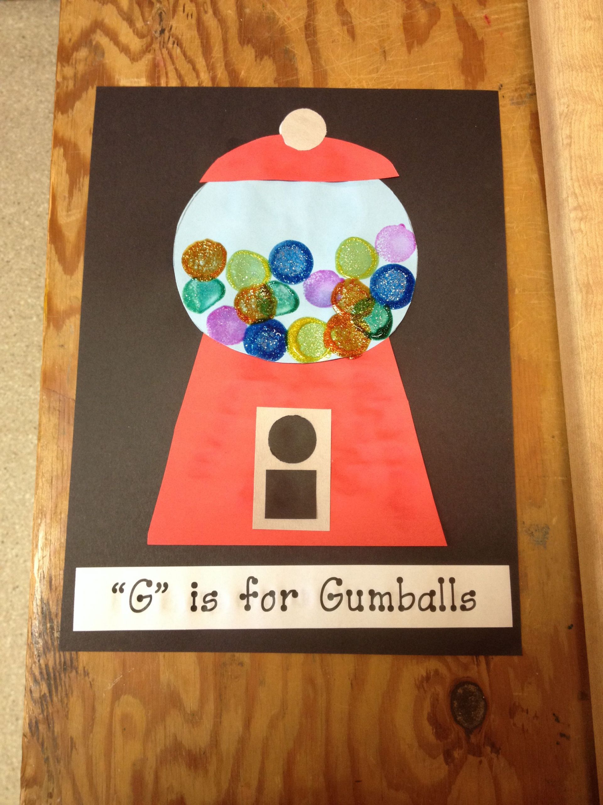 Free Crafts For Preschoolers
 "G" is for Gumboils preschool craft