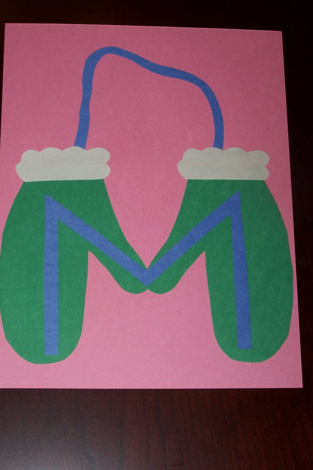 Free Crafts For Preschoolers
 M is for Mittens so clever with the meeting Ms