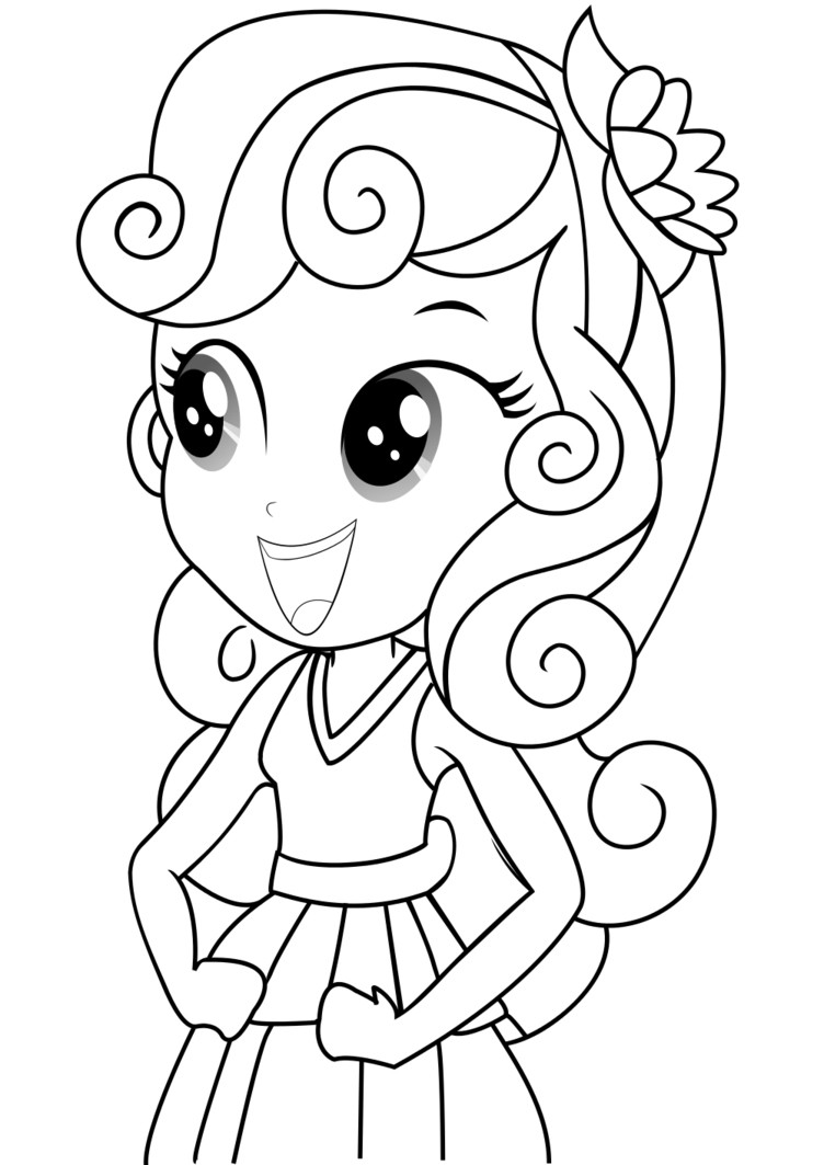 Free Girls Coloring Pages
 Equestria Girls Coloring Pages Best Coloring Pages For Kids