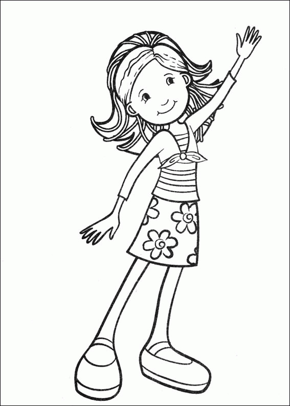 Free Girls Coloring Pages
 Groovy Girls Coloring Pages