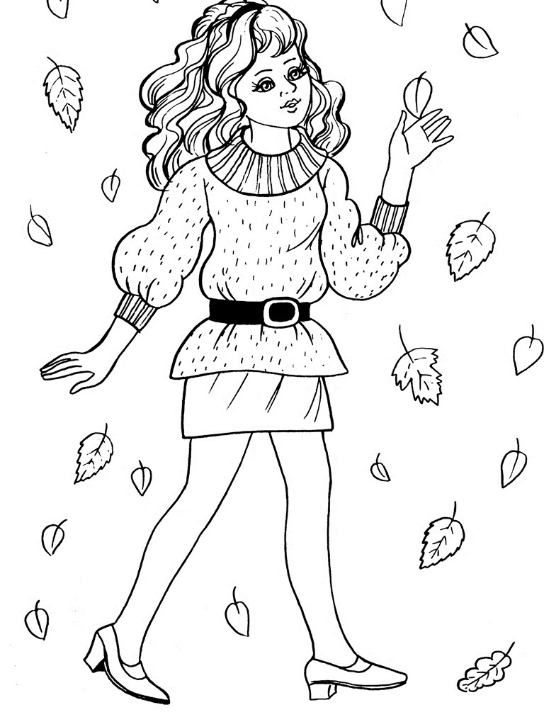 Free Girls Coloring Pages
 imagini de colorat fetite Desene Imagini de colorat