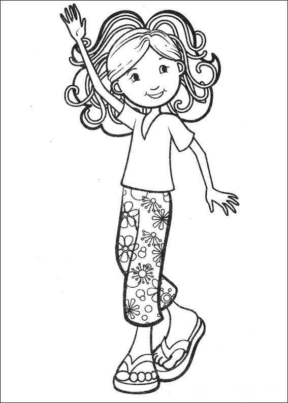 Free Girls Coloring Pages
 Kids n fun