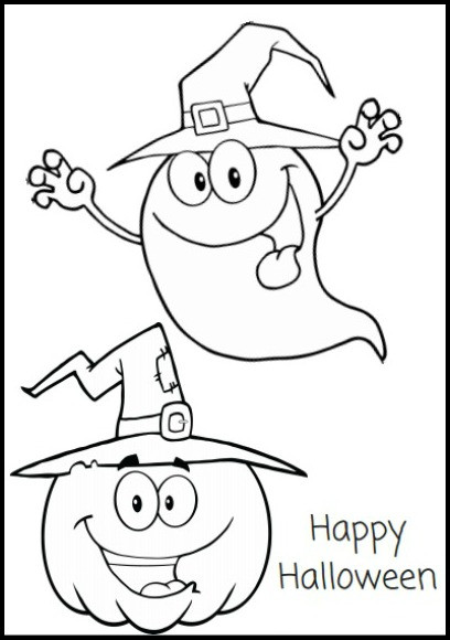 Free Halloween Coloring Pages For Toddlers
 Free Printable Halloween Coloring Pages and Activity