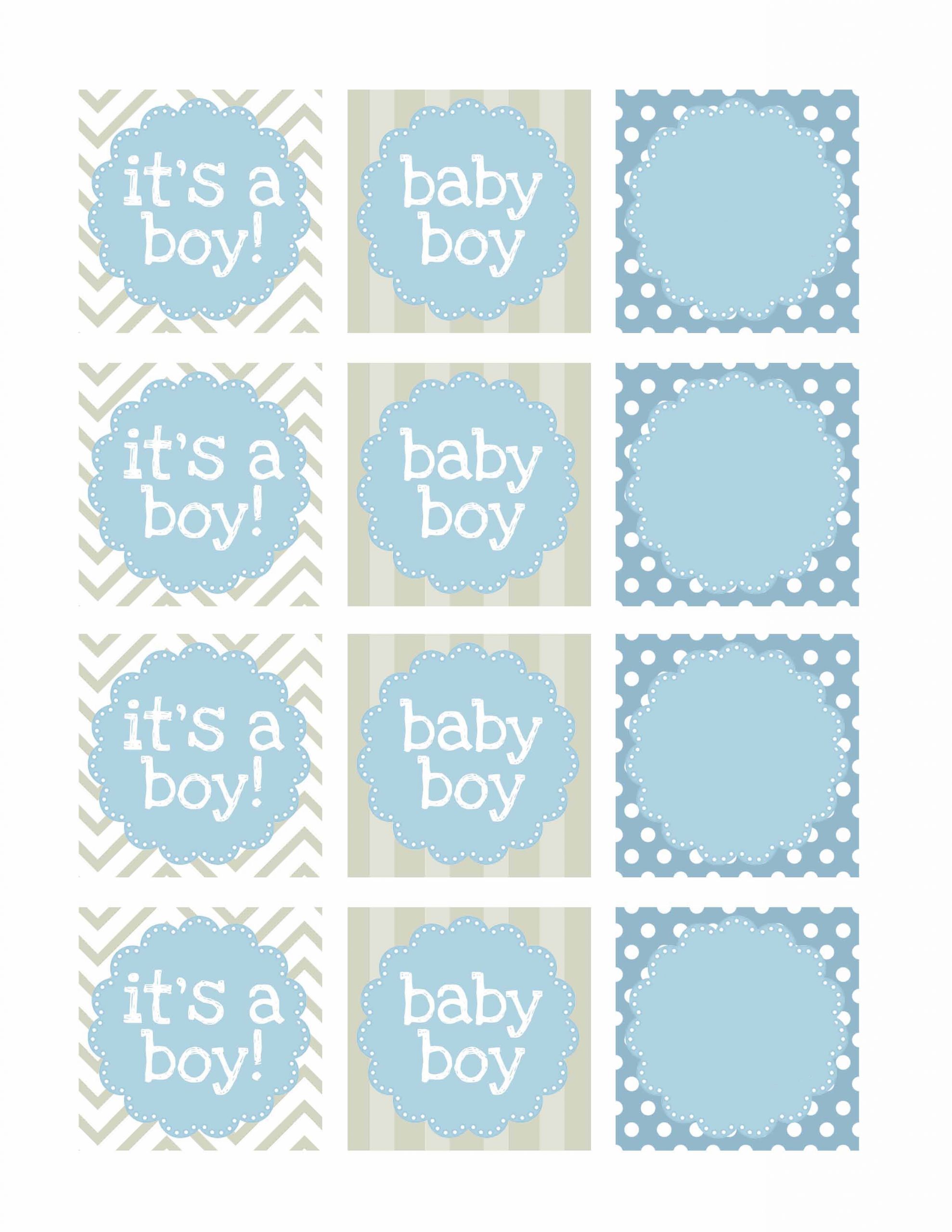 Free Printable Baby Shower Gift Tags
 Boy Baby Shower Free Printables How to Nest for Less™