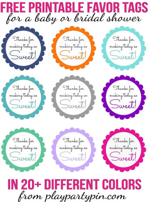 Free Printable Baby Shower Gift Tags
 Simple Baby Shower Favor Idea and Printable Play Party Plan