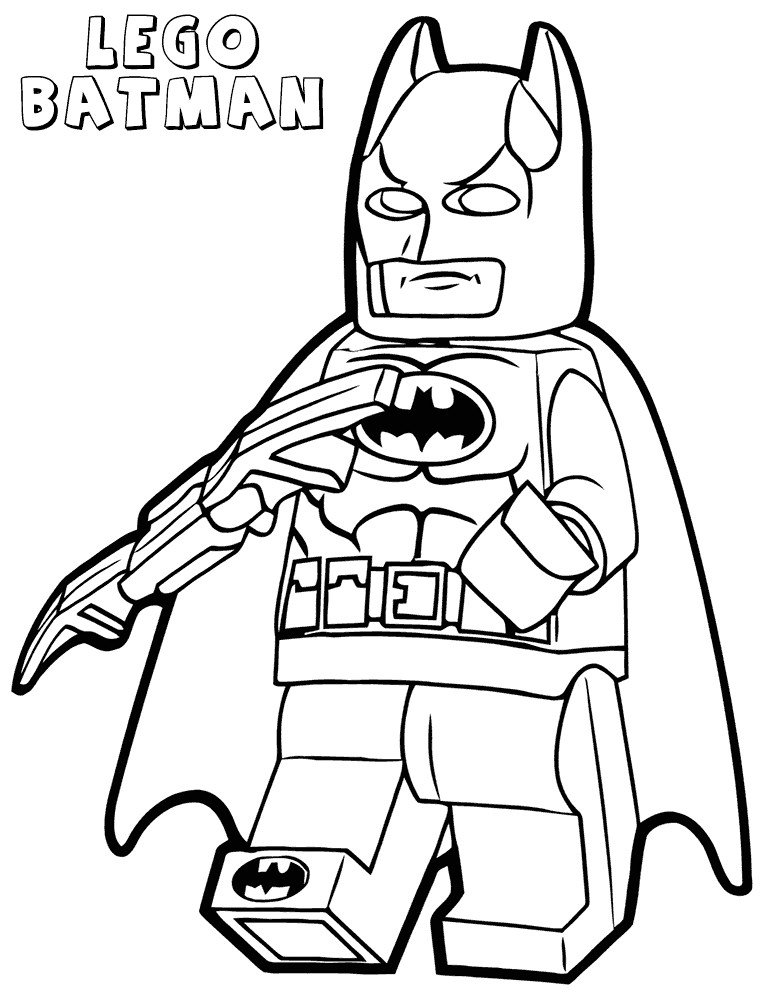Free Printable Batman Coloring Pages
 Lego Batman Coloring Pages Best Coloring Pages For Kids