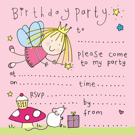 Free Printable Birthday Invitations
 Free Printable Fairy Birthday Party Invitation
