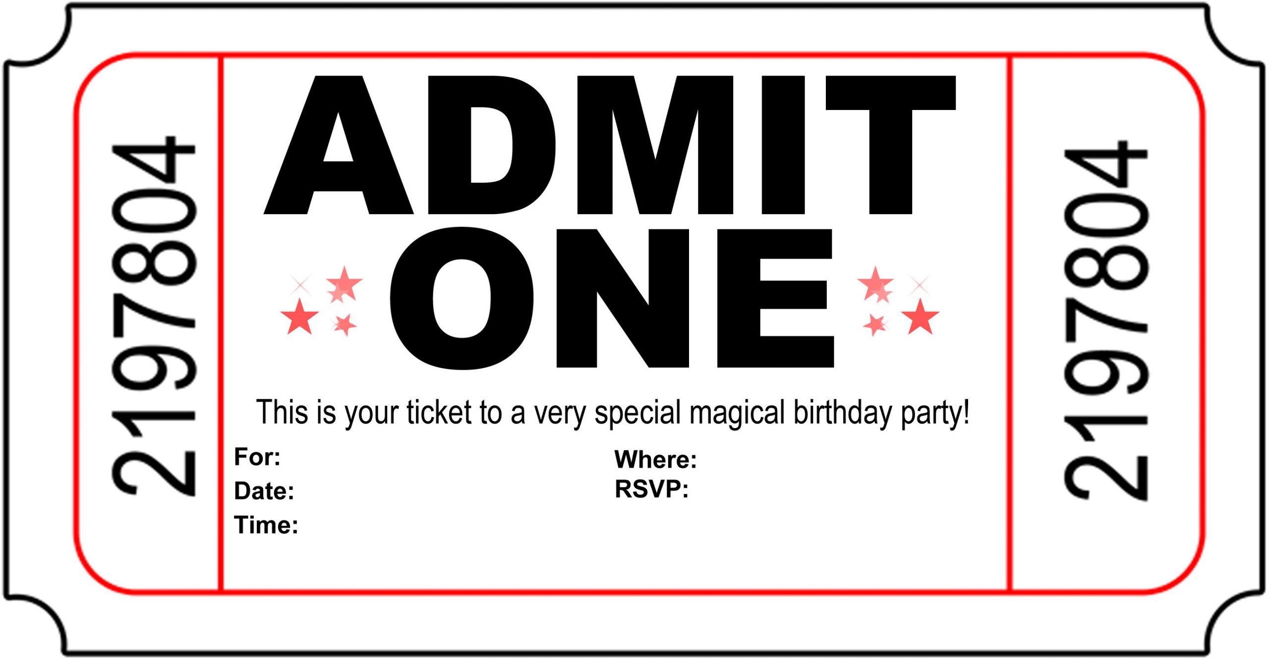 Free Printable Birthday Invitations
 Free Printable Birthday Party Invitations Kansas Magician