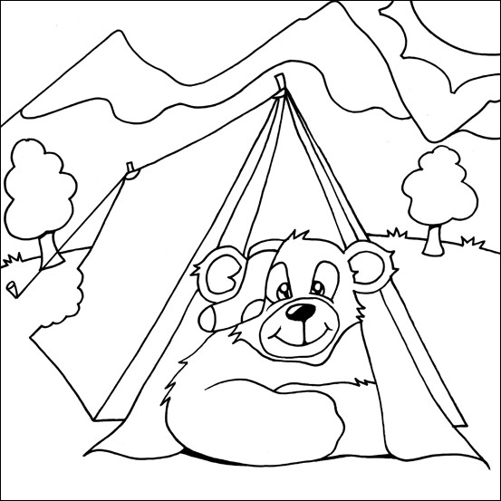 Free Printable Camping Coloring Pages
 Camping Printable