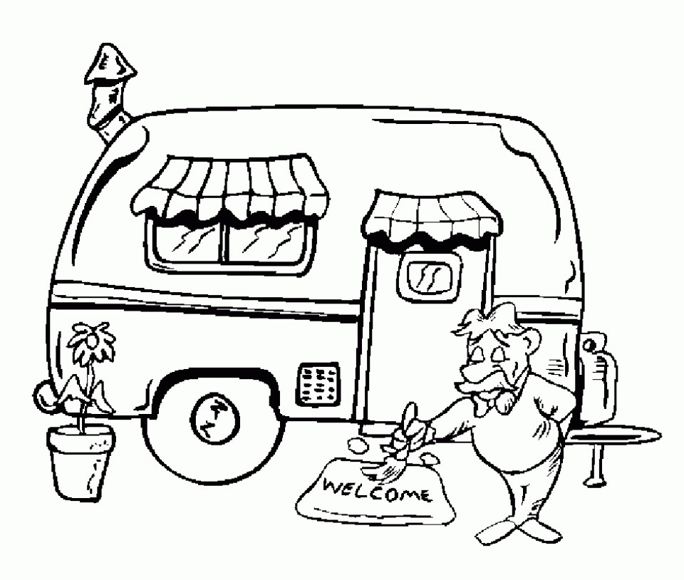 Free Printable Camping Coloring Pages
 Get This Camping Coloring Pages Free Printable