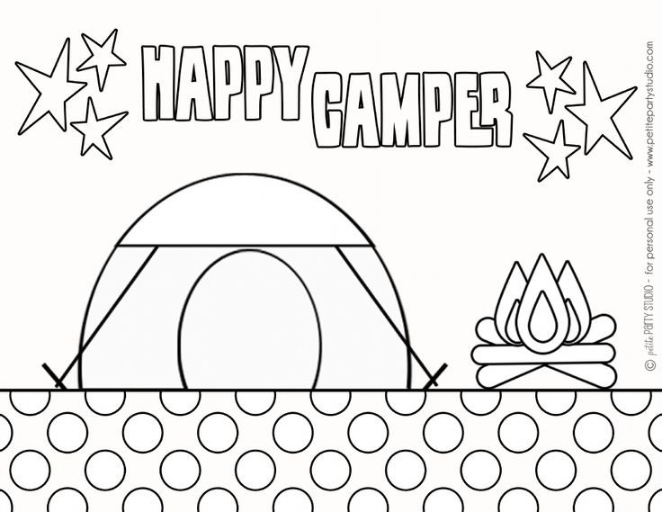 Free Printable Camping Coloring Pages
 73 best Camping Coloring Pages images on Pinterest