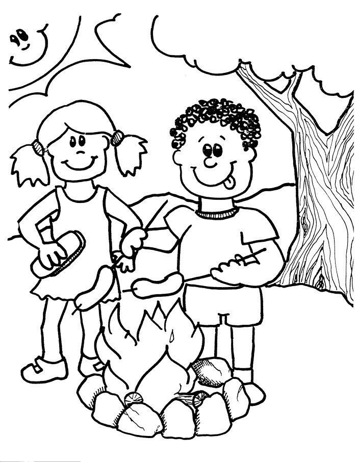 Free Printable Camping Coloring Pages
 Free Printable Coloring Pages For Kids Camping Coloring