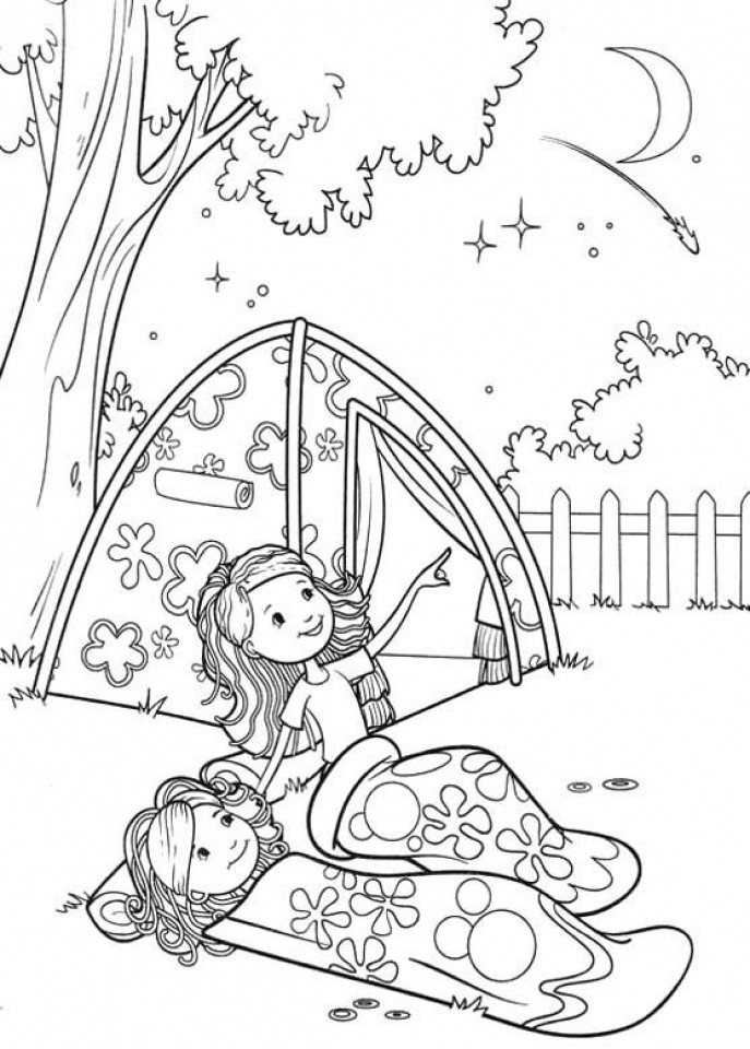 Free Printable Camping Coloring Pages
 Get This Printable Camping Coloring Pages