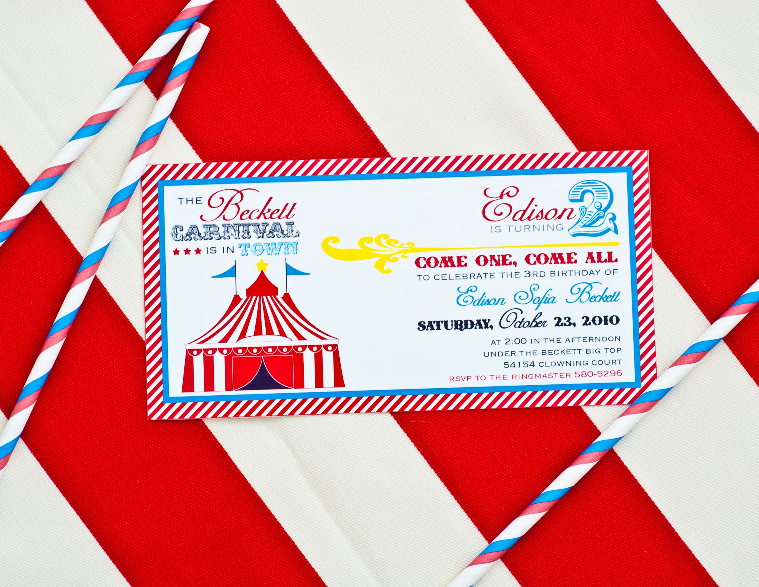 Free Printable Carnival Birthday Invitations
 Carnival Party Printables Round Up Anders Ruff Custom