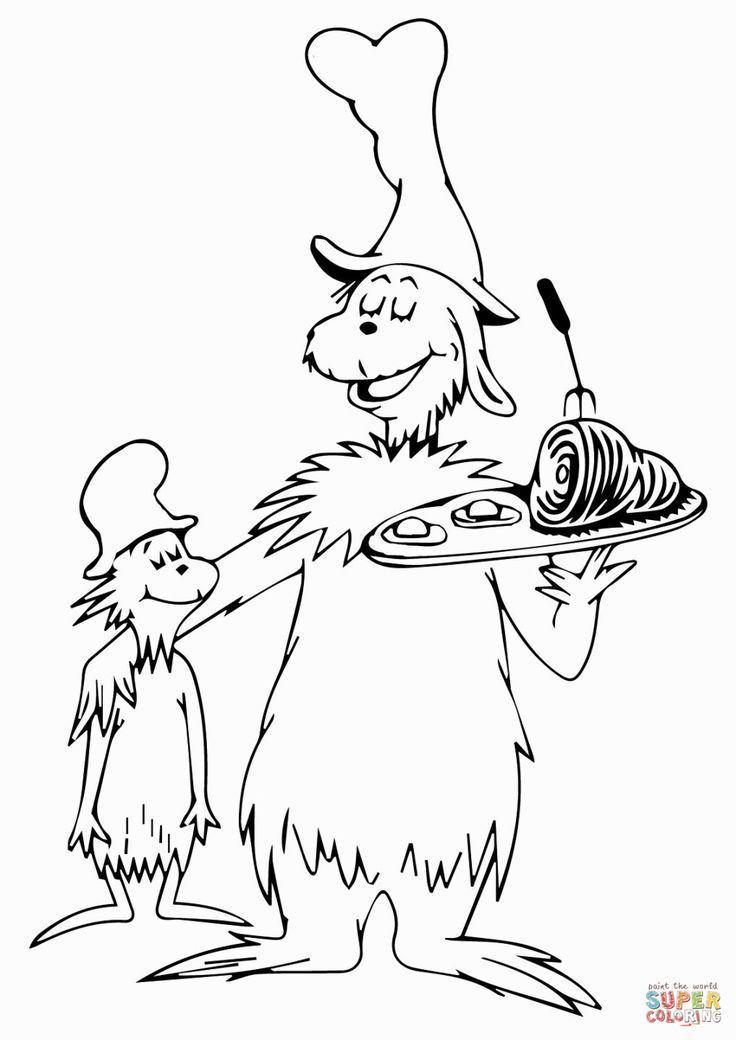 Free Printable Dr Seuss Coloring Pages
 Coloring Sheets Dr Seuss Coloring Pages