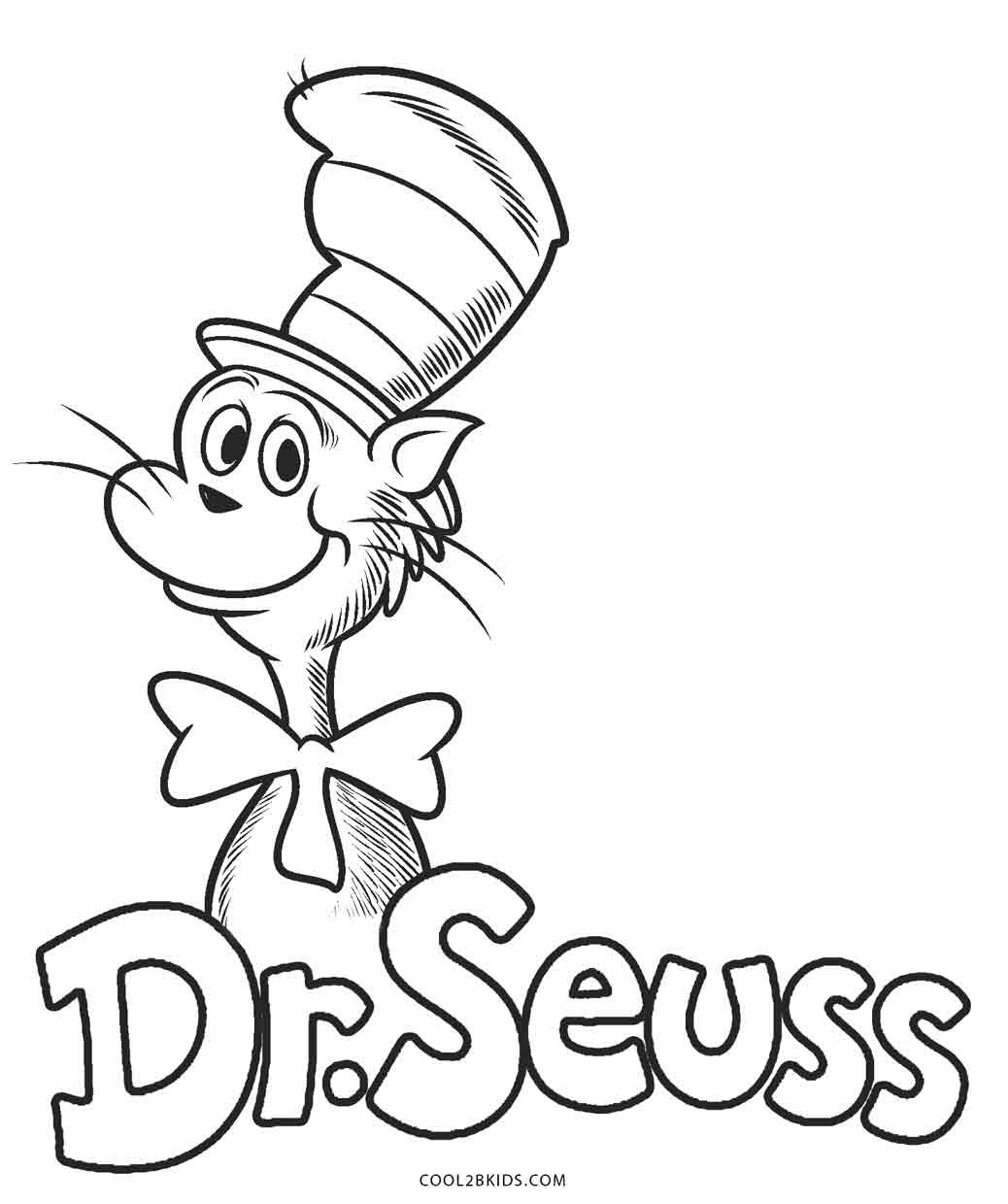Free Printable Dr Seuss Coloring Pages
 Free Printable Dr Seuss Coloring Pages For Kids