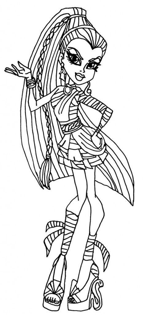 Free Printable Monster High Coloring Pages
 Free Printable Monster High Coloring Pages for Kids