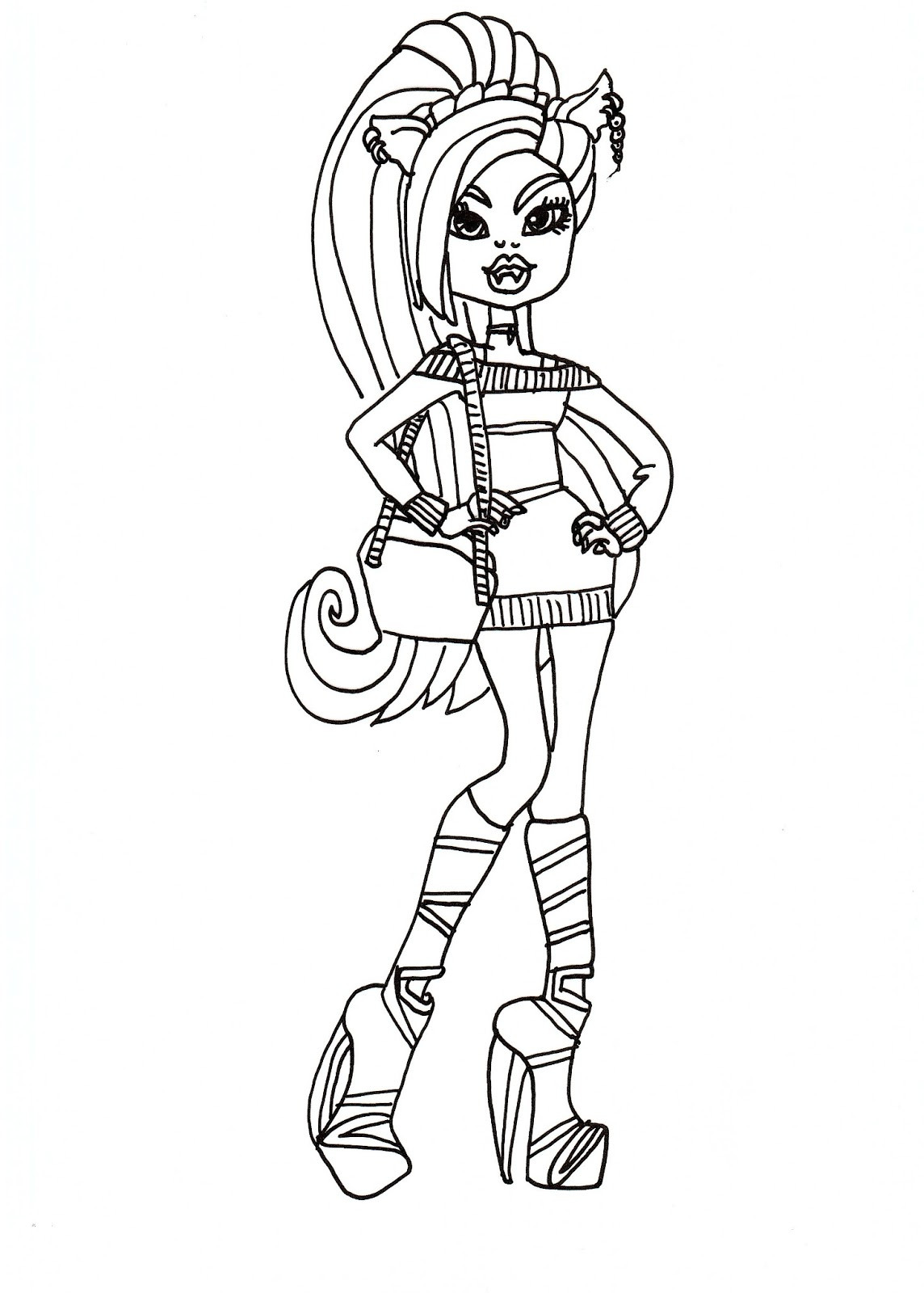 Free Printable Monster High Coloring Pages
 Schools Out Coloring Pages