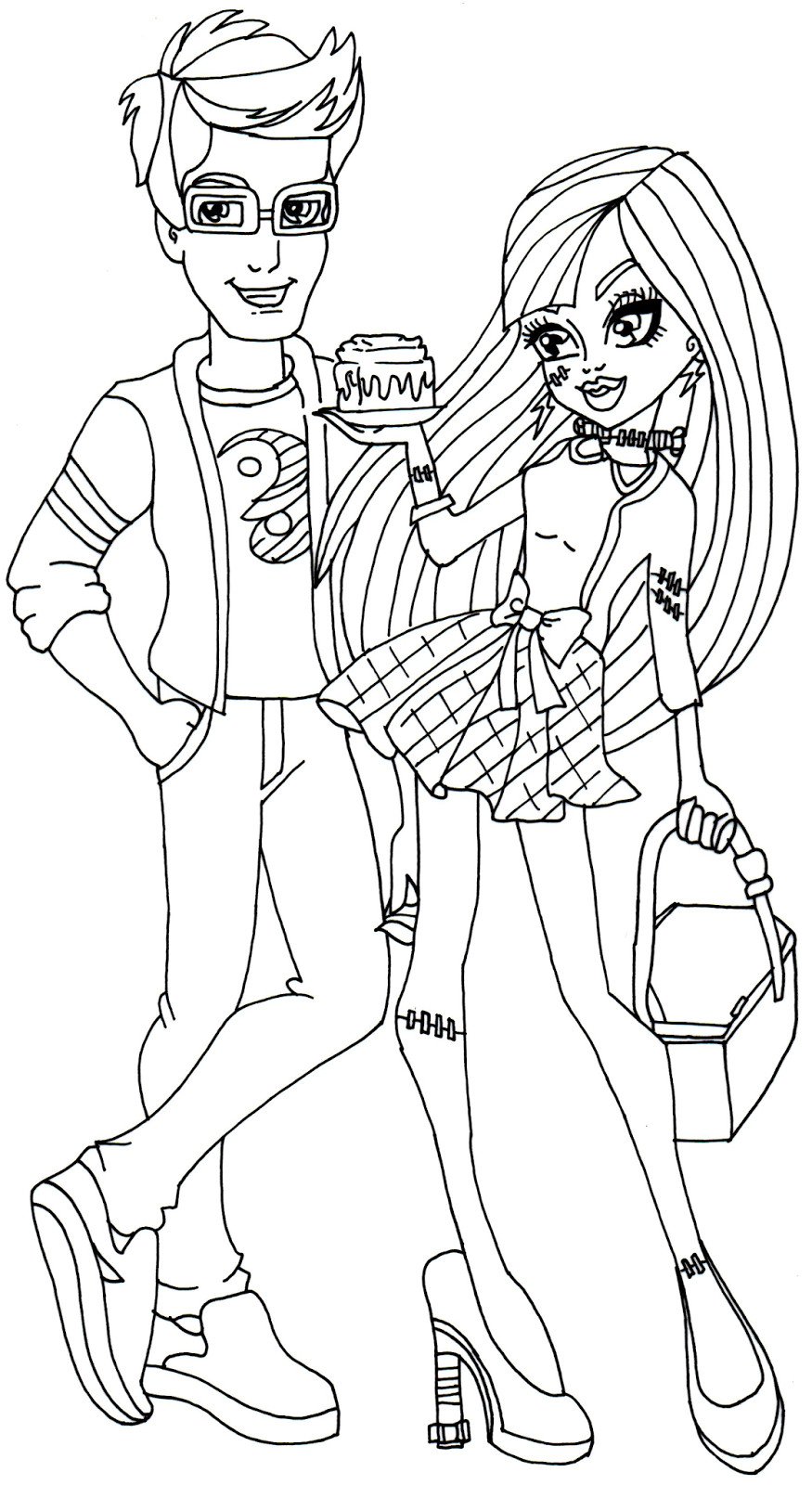 Free Printable Monster High Coloring Pages
 Free Printable Monster High Coloring Pages Picnic Casket