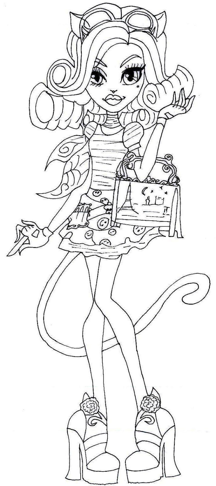 Free Printable Monster High Coloring Pages
 Free Printable Monster High Coloring Pages Free Printable
