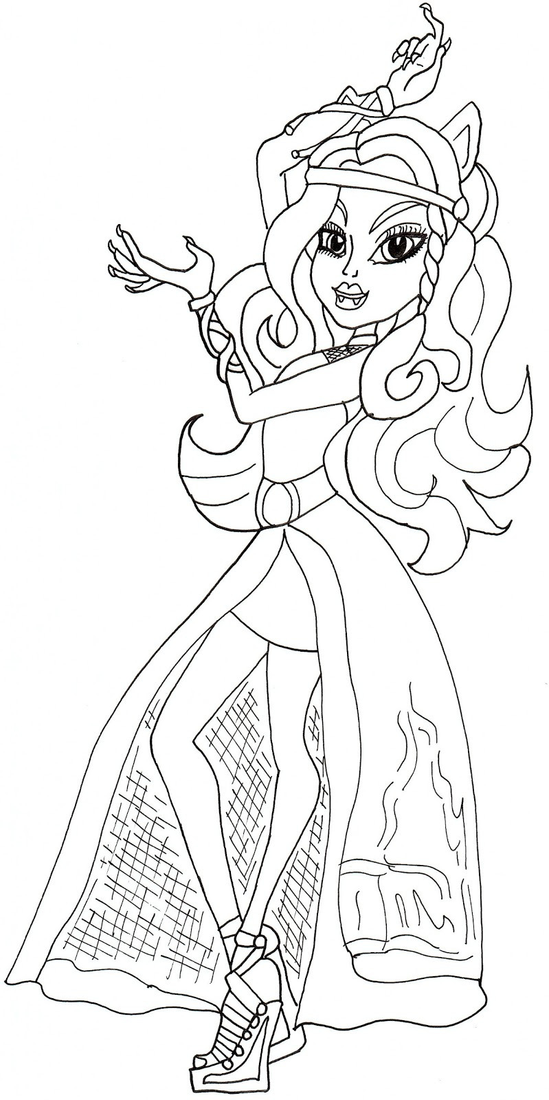 Free Printable Monster High Coloring Pages
 Free Printable Monster High Coloring Pages June 2013