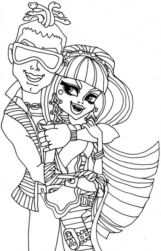 Free Printable Monster High Coloring Pages
 All Monster High Dolls Coloring Pages Coloring Home